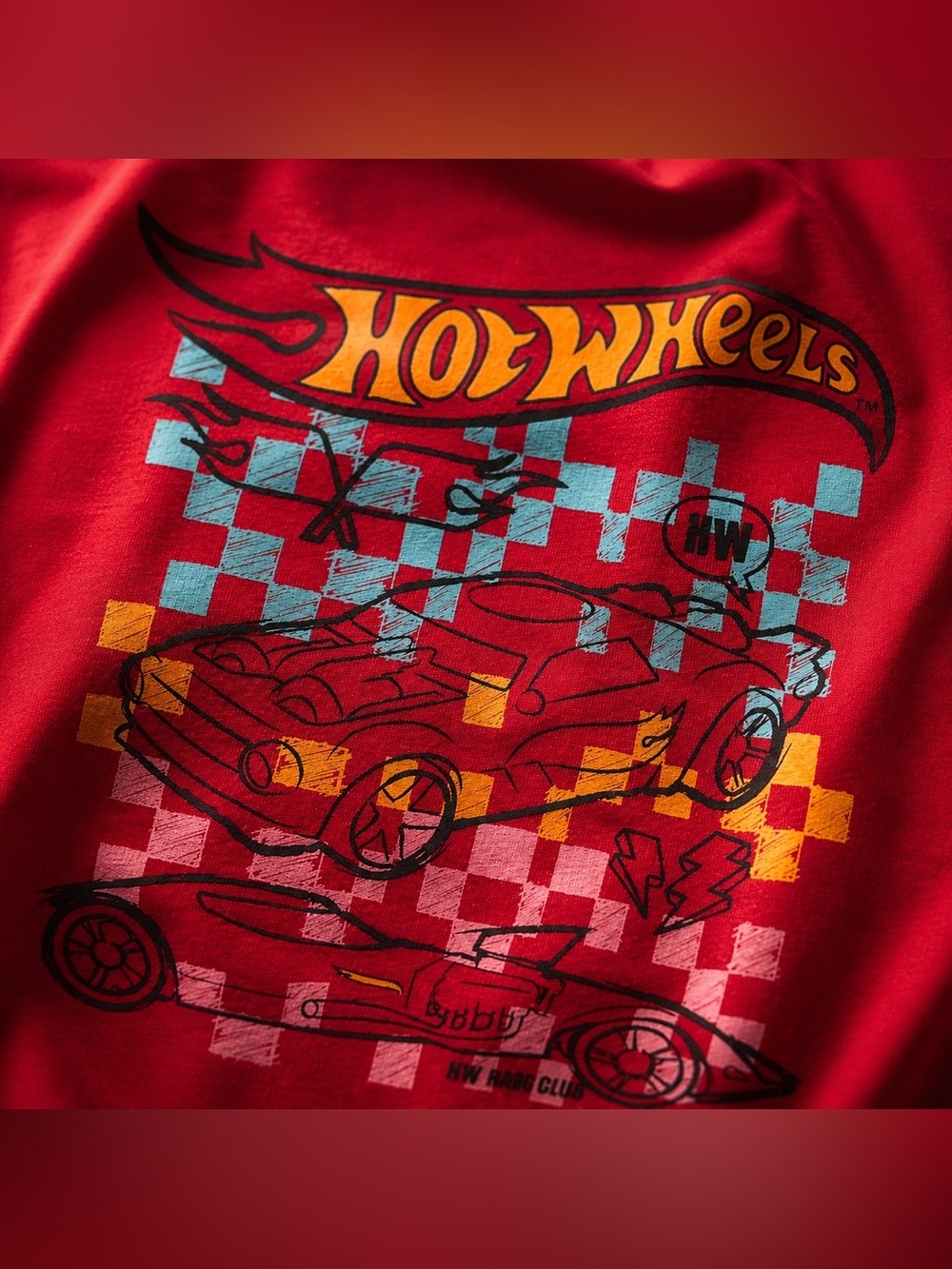 Hot Wheels Kids Long Sleeve Shirt Red Size 110/116 4-6Y NWT - Picture 4 of 6